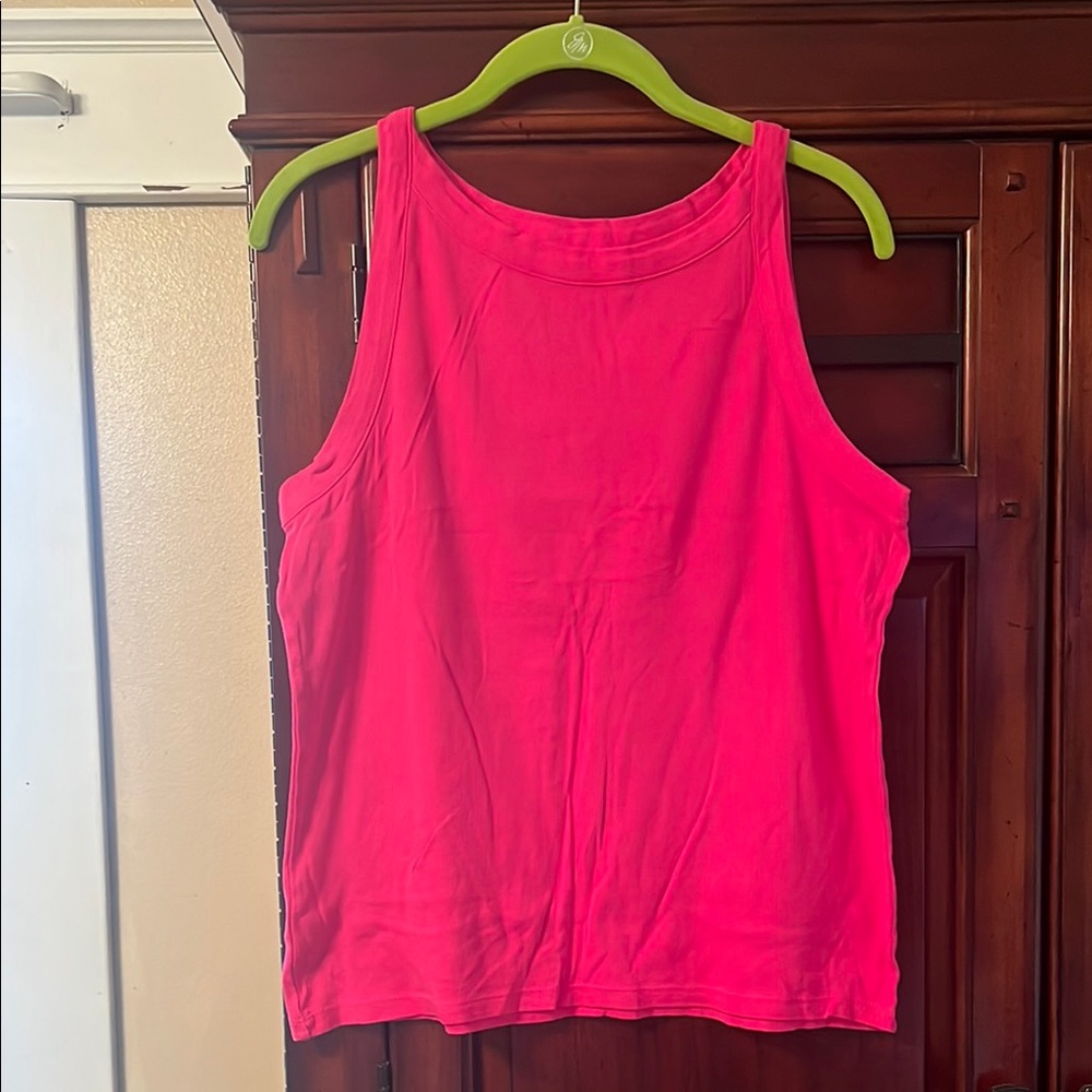 LOFT Pink Tank Top Sleeveless Classic Design